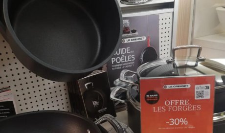 Profitez d'une réduction de -30% sur l'ensemble de la gamme "Les forgées" de la marque Le Creuset