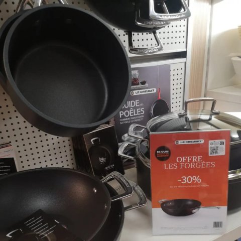 Profitez d'une réduction de -30% sur l'ensemble de la gamme "Les forgées" de la marque Le Creuset